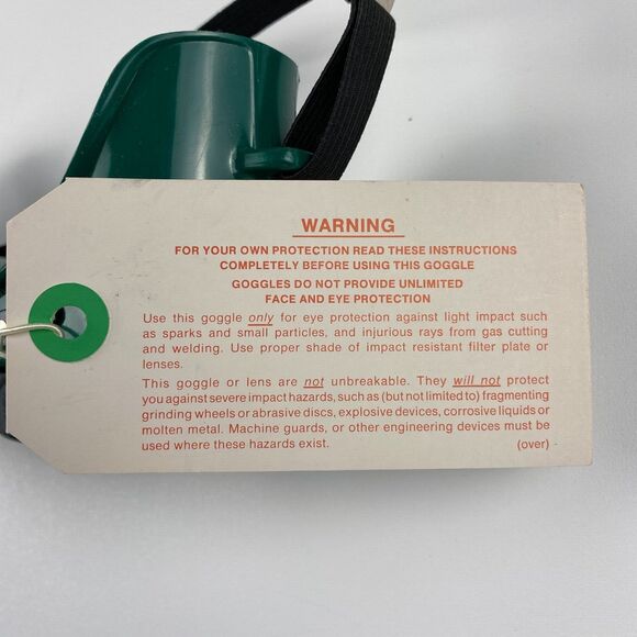 VTG Morsafe Goggles Safety Glasses Old Rockabilly Welding Steampunk NOS 707HXP - Picture 10 of 12